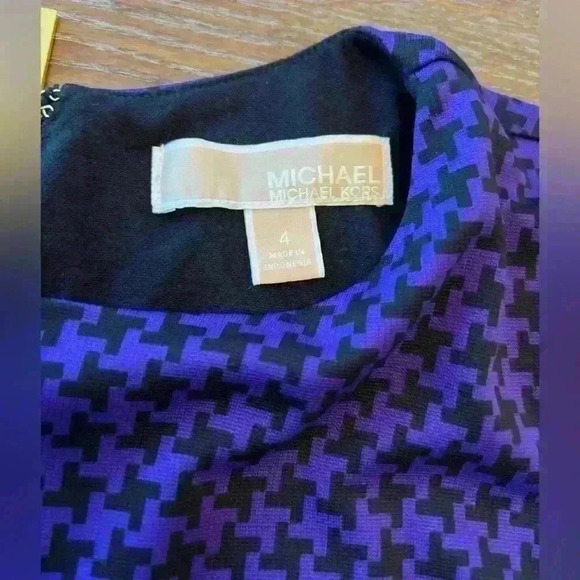 Michael Kors Houndstooth Dress - Picture 2 of 3